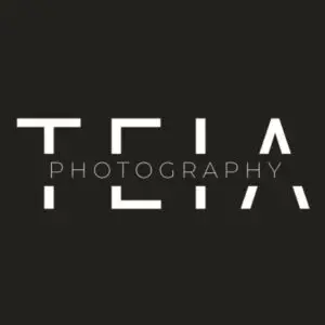 Teia Photography logo design wordmark